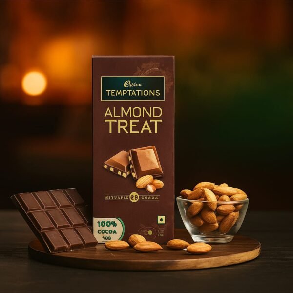 Cadbury Temptations Almond Treat Premium Chocolate Bar,