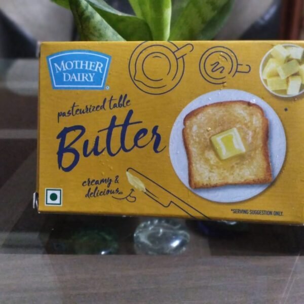 Mother Dairy Pasteurised Table Butter, 100 g Carton