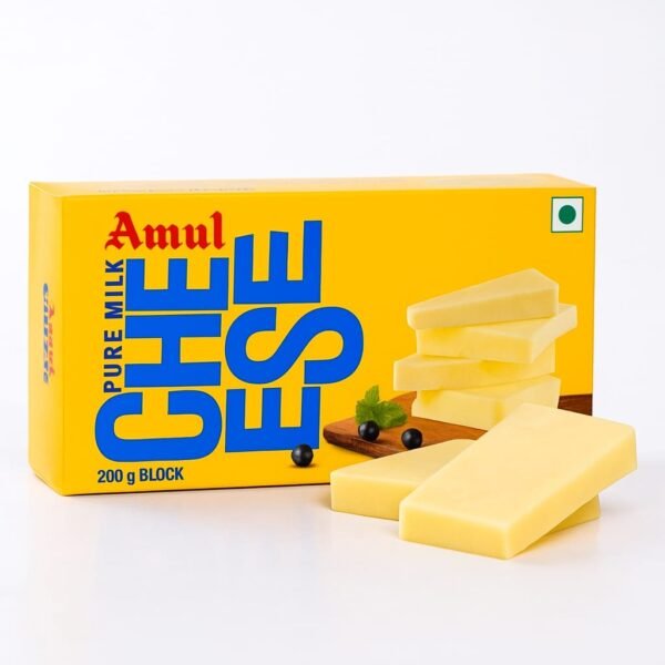 Amul Pure Milk Cheese, 200 g Carton