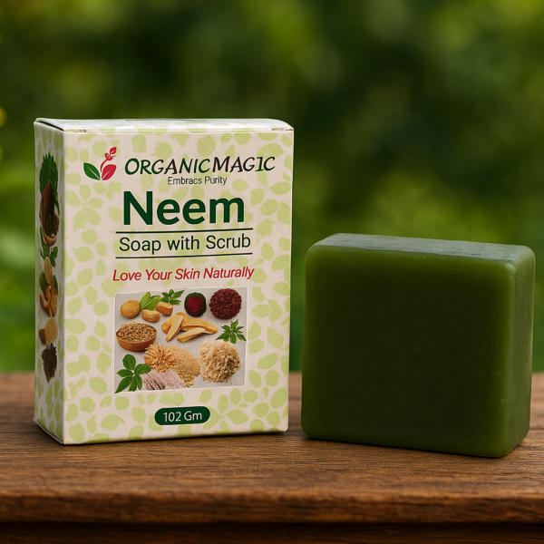 Organic Magic Neem Soap with Scrub