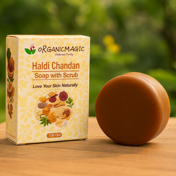 OrganicMagic Haldichandan Soap with Scrub