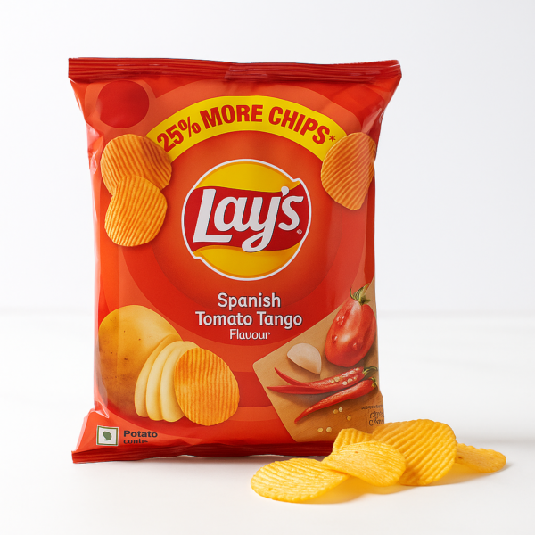 Lay's Spanish Tomato Tango Flavour Potato Chips, 24 g