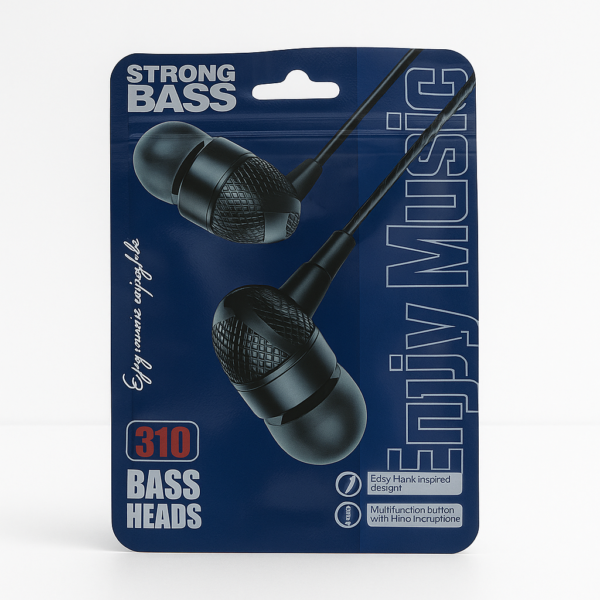 Black 310 Earphone, Mobile