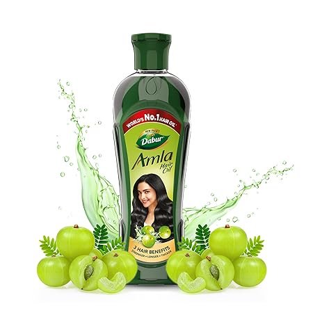 450 ml - Dabur Amla Hair Oil | For Strong, Long and Thick hair | Nourishes Scalp | Controls Hair Fall, Strengthens Hair & Promotes Hair Growth