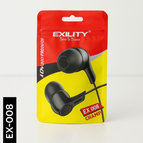 Exility EX-008 CHAMP wired earphone.