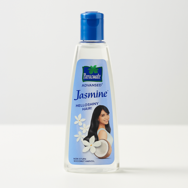 90 ml Bottle - Parachute Advansed Jasmine Coconut Hair Oil With Vitamin E - Non-Sticky, For Healthy