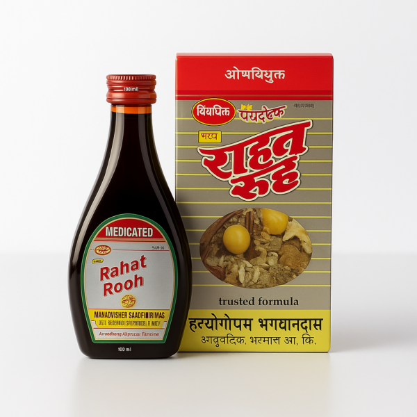 100 ml - Rahat Rooh Oil | FOR HEADACHE , MIGRAIN & BODYACHE |