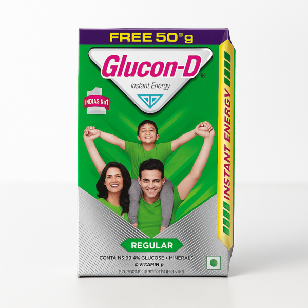 250 gm-Glucon-D Instant Energy Health Drink - Regular Carton