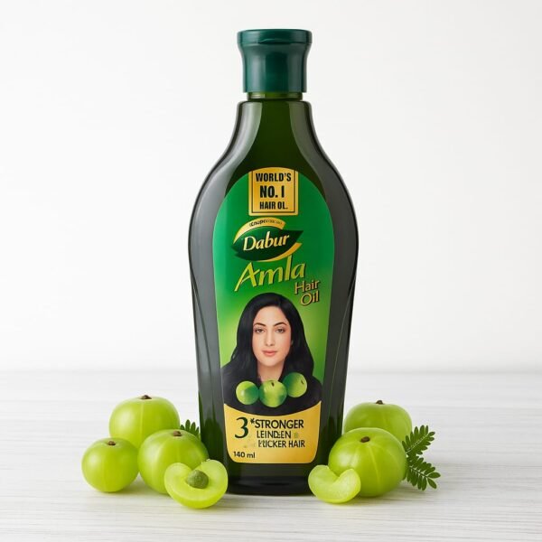 180 ml - Dabur Amla Hair Oil | For Strong, Long and Thick hair | Nourishes Scalp | Controls Hair Fall, Strengthens Hair & Promotes Hair Growth